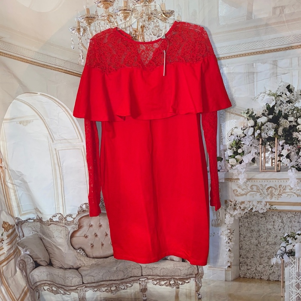 ASOS bodycon red dress
